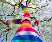 Yarn Bombing - Street art