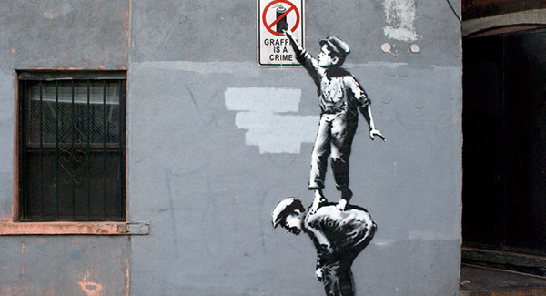 Banksy – “Better Out than in”