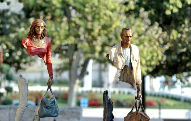 Bruno Catalano – Sculture: I viaggiatori