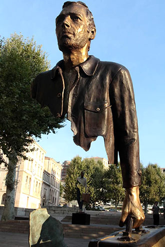 Bruno Catalano - I viaggiatori, Sculture