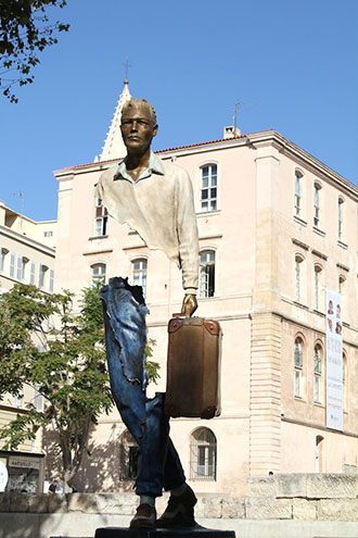 Bruno Catalano - I viaggiatori, Sculture