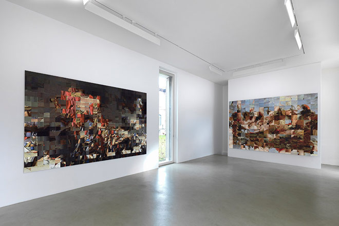 Rashid Rana - Installation view - Lisson Gallery, Milano