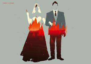 Emiliano Ponzi, illustrazione tratta da L'inferno