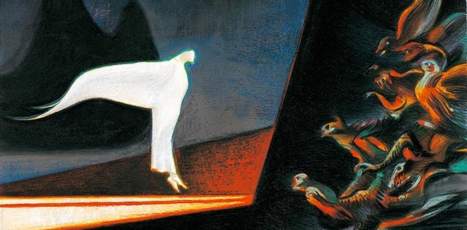 Lorenzo Mattotti, illustrazione tratta da Inferno Dantesco Illustrato