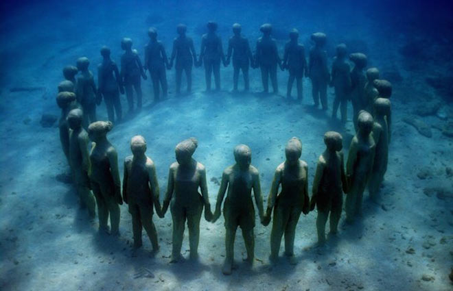 Underwater sculptures