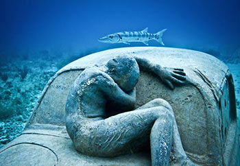 Underwater sculptures