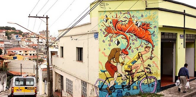 Mart - Bycicle street art