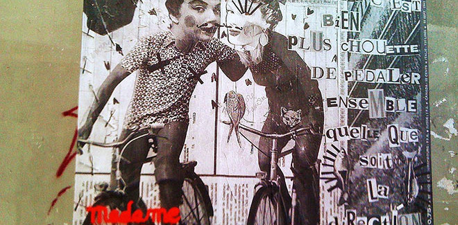 Madame Moustache - Street art
