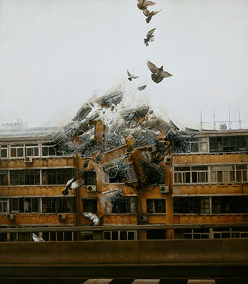 Begin Again 2012 - Oil on Board