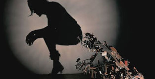 Tim Noble e Sue Webster - Shadow Sculptures - SHE, (Diptych) 2004