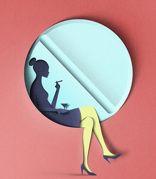 Eiko Ojala – Digital Papercut Illustrations