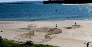 Jamie Harkins - Disegnare sulla spiaggia in 3D