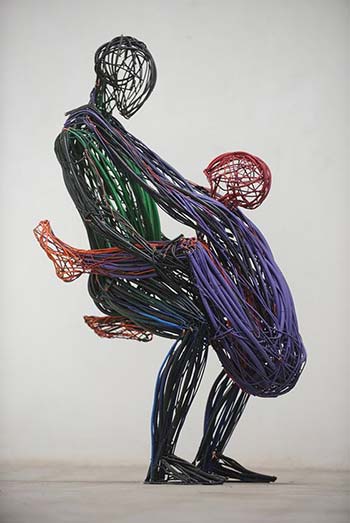 Sculptures Of Energetic Human Figures