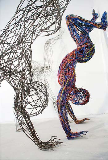 Sculptures Of Energetic Human Figures