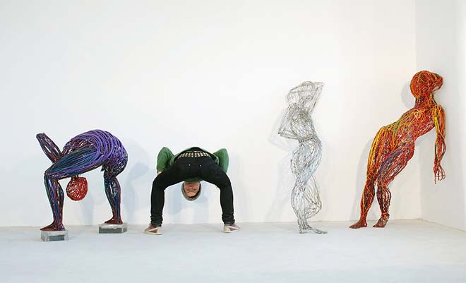 Sculptures Of Energetic Human Figures