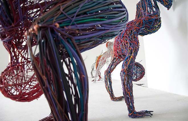 Sculptures Of Energetic Human Figures