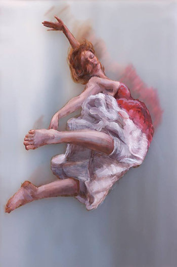 Michelle Jader - Oil paintings on plexiglass