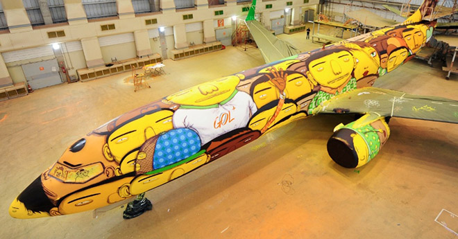 Os Gemeos – Seleção Boeing Murales