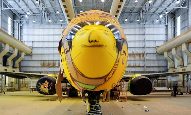 Os Gemeos - Seleção Boeing Murales