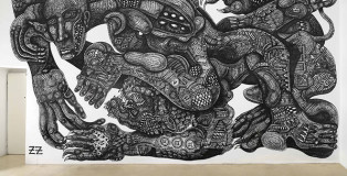 Zio Ziegler - Wall painting, Antonio Colombo Arte contemporanea, Milano