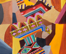 Zio Ziegler, Pattern and the Absence of Pattern, 2014, mixed media on canvas, 91,4×61 cm.