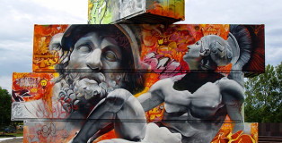 Pichi & Avo - Containers graffiti