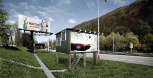 Billboard houses for Homeless - Gregory Ad