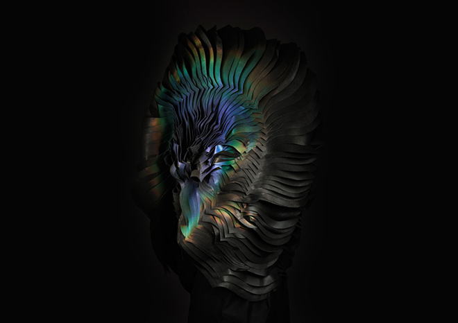 Wind reactive ink that changes color upon contact with air
