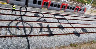 Artur Bordalo - Railroad Art