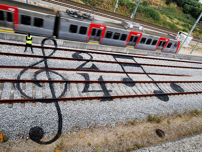 Artur Bordalo – Railroad Art