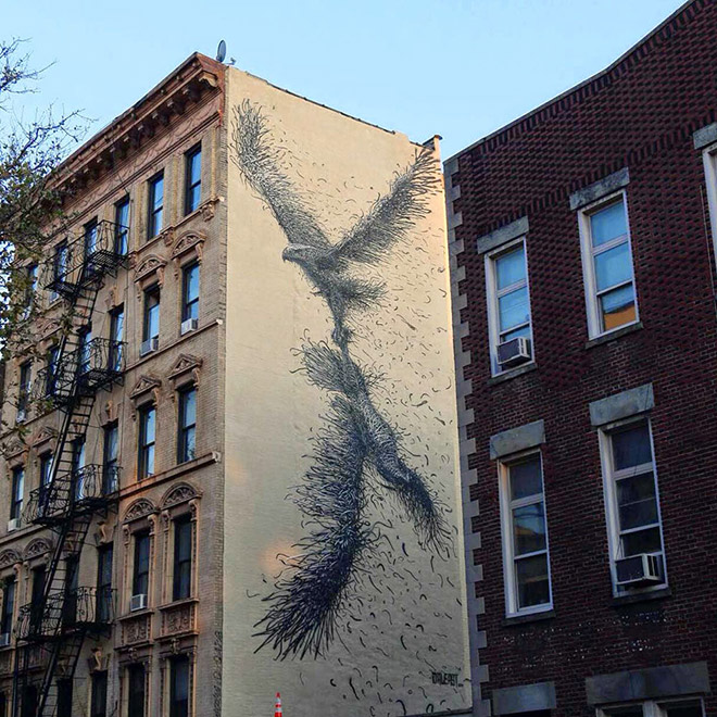 DALeast – New Murales – New York, Malaga, Warsaw