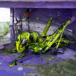 Bordalo II – Street Art con materiali di recupero