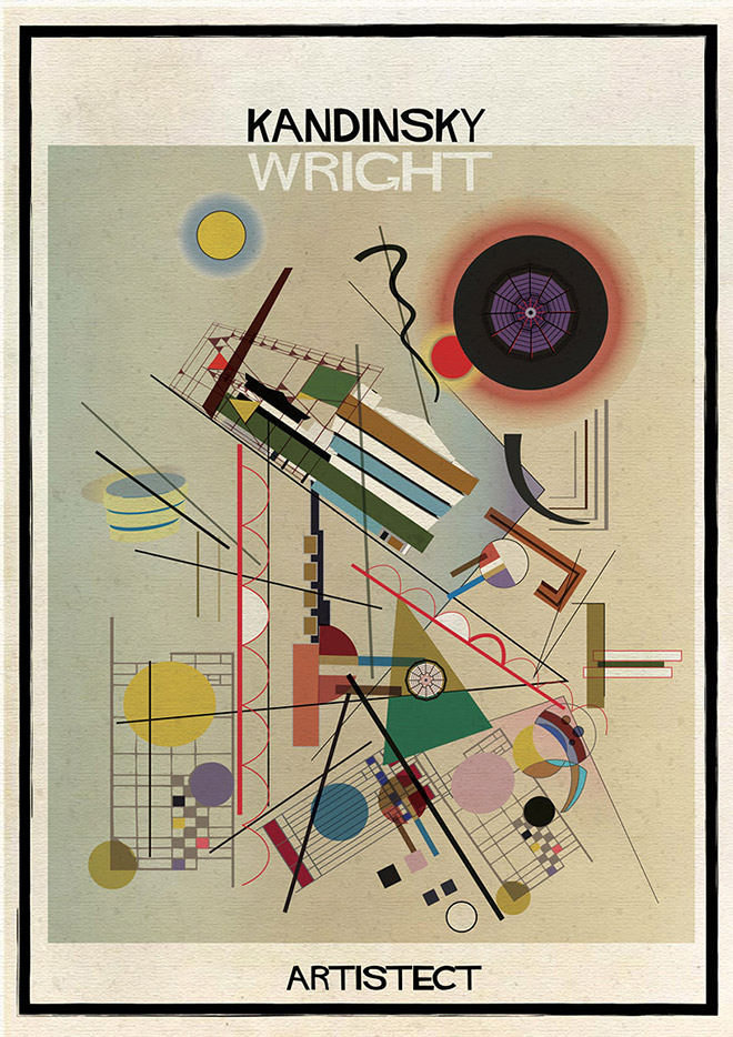 Artistec,  Kandinsky + Wright