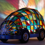 Dominic Wilcox – Stained Glass Driverless Sleeper Car