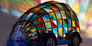 Dominic Wilcox - Stained-Glass driverless car