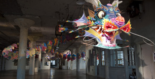 Ai Weiwei - @large, "with wind" Installations on Alcatraz Islands