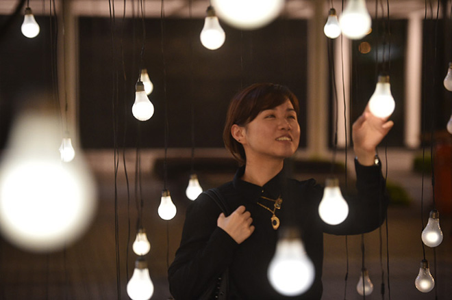 Scattered Light - Hong Kong installation