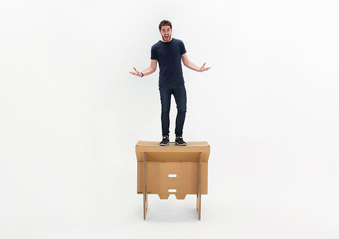 Recyclable Cardboard Standing Desk 