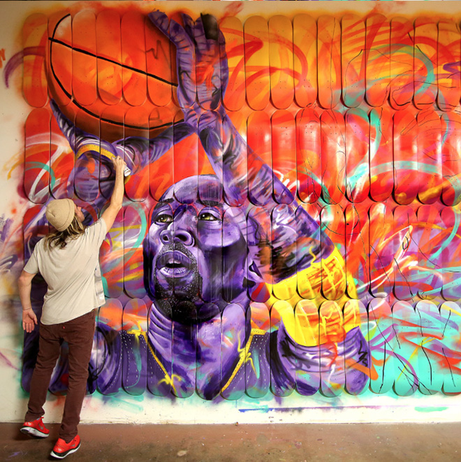 Kobe Bryant wall