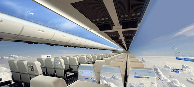 Windowless plane – The future of flight