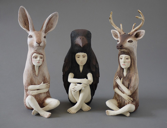 Crystal Morey – Sculture di ceramica