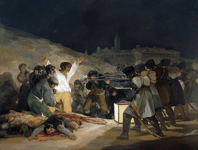 Hidden Spaces, The Third of May 1808 (Francisco Goya, 1814)