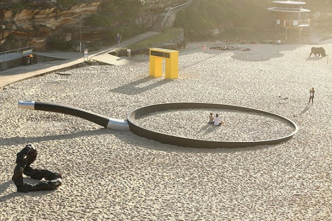  Sculpture on the beach - Australia