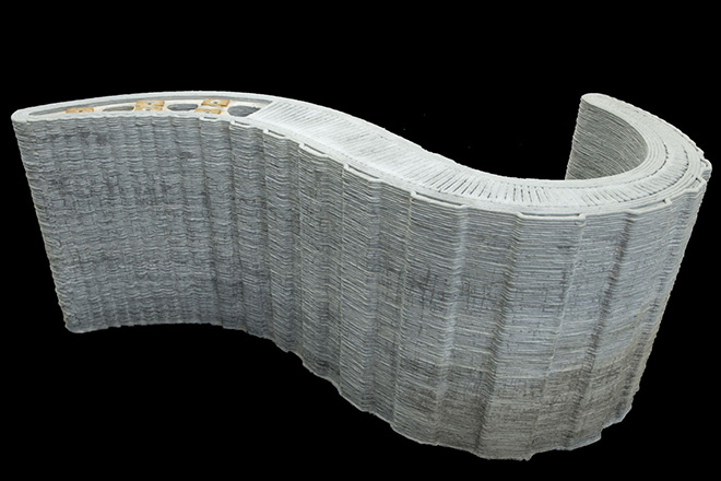 Skanska and Loughborough University, 3D concrete printing