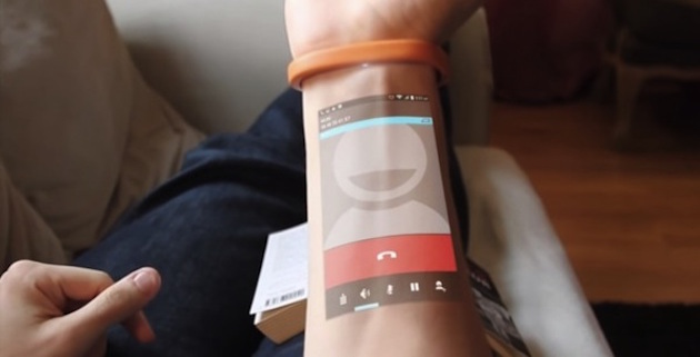 The Cicret Bracelet - Like a tablet but on your skin