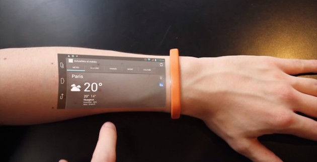 The Cicret Bracelet - Like a tablet but on your skin