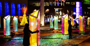 Prismatica - Light installation in Montreal