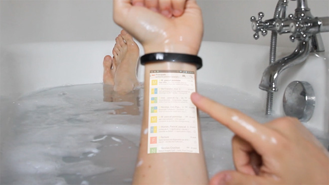 The Cicret Bracelet – Like a tablet but on your skin