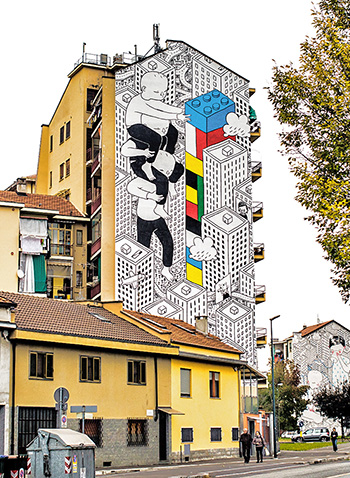 Street art, Mural #09 for Bart - Torino