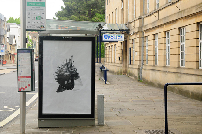 Oxford, artwork by Bill Posters